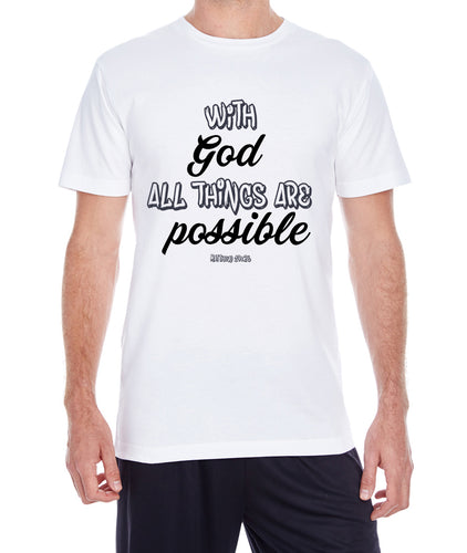 Men's With God all T-Shirt - 5.3 oz