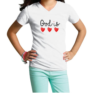 Girl's God is Love, T-shirts