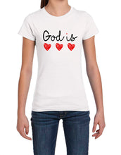 Girl's God is Love, T-shirts